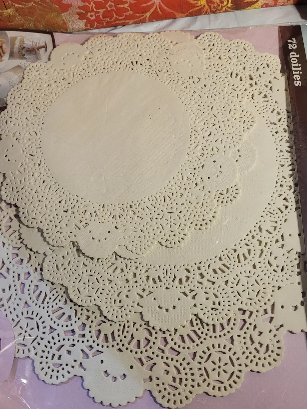 Scrap Book/ Photo Album Crafting Bundle Glitter Stickers Doilies